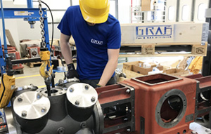 graf gastech chi siamo caption montaggio corpo compressore